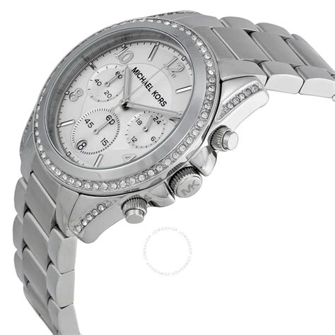 michael kors uhr 5165|Michael Kors Chronograph White Crystal Ladies .